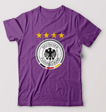 Load image into Gallery viewer, Germany Football T-Shirt for Men-S(38 Inches)-Purple-Ektarfa.online
