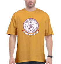 Load image into Gallery viewer, IIT (BHU) Varanasi Oversized T-Shirt for Men-Golden Yellow-Ektarfa.online
