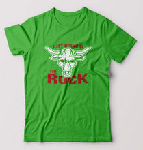 Load image into Gallery viewer, The Rock T-Shirt for Men-S(38 Inches)-Flag green-Ektarfa.online
