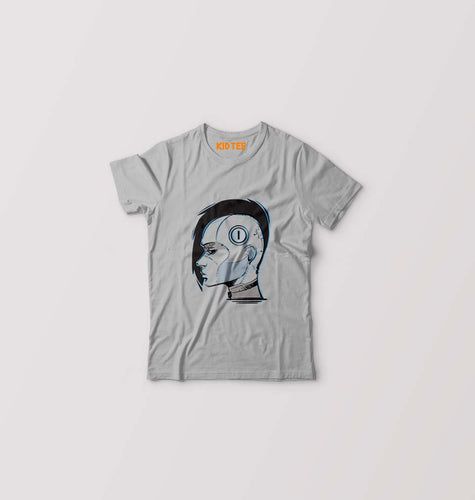 Cyberpunk Kids T-Shirt for Boy/Girl-Grey-Ektarfa.online