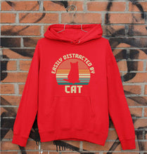 Load image into Gallery viewer, Cat Unisex Hoodie for Men/Women-S(40 Inches)-Red-Ektarfa.online
