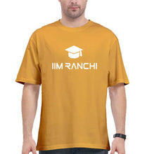 Load image into Gallery viewer, IIM Ranchi Oversized T-Shirt for Men-Golden Yellow-Ektarfa.online
