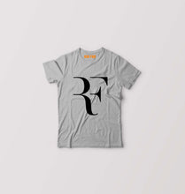 Load image into Gallery viewer, Roger Federer(RF) Kids T-Shirt for Boy/Girl-Grey-Ektarfa.online

