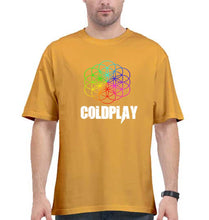 Load image into Gallery viewer, Coldplay Oversized T-Shirt for Men-Golden Yellow-Ektarfa.online
