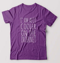 Load image into Gallery viewer, Internet T-Shirt for Men-Purple-Ektarfa.online
