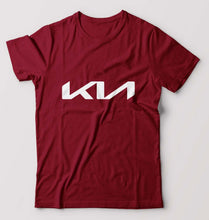 Load image into Gallery viewer, Kia T-Shirt for Men-S(38 Inches)-Maroon-Ektarfa.online
