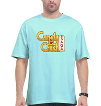 Load image into Gallery viewer, Candy Crush Oversized T-Shirt for Men-Mint-Ektarfa.online
