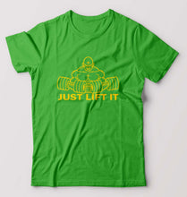 Load image into Gallery viewer, Gym Lift T-Shirt for Men-S(38 Inches)-flag green-Ektarfa.online
