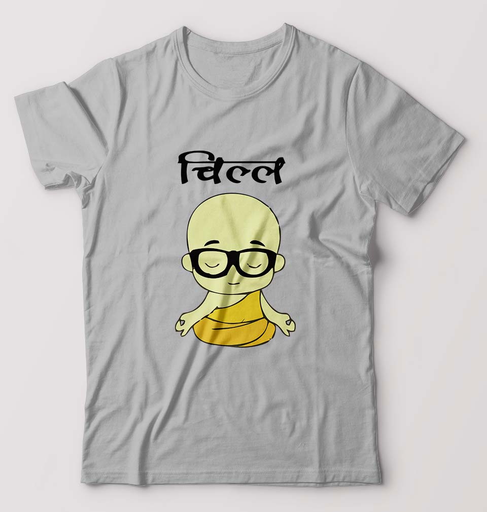 Chill T-Shirt for Men-Grey Melange-Ektarfa.online