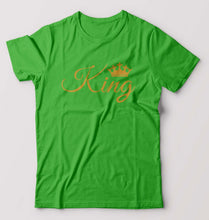 Load image into Gallery viewer, King T-Shirt for Men-S(38 Inches)-flag green-Ektarfa.online
