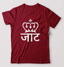 Load image into Gallery viewer, Jaat T-Shirt for Men-Maroon-Ektarfa.online
