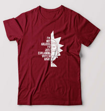 Load image into Gallery viewer, Rick and Morty T-Shirt for Men-Maroon-Ektarfa.online
