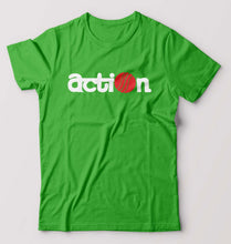 Load image into Gallery viewer, Action T-Shirt for Men-S(38 Inches)-flag green-Ektarfa.online
