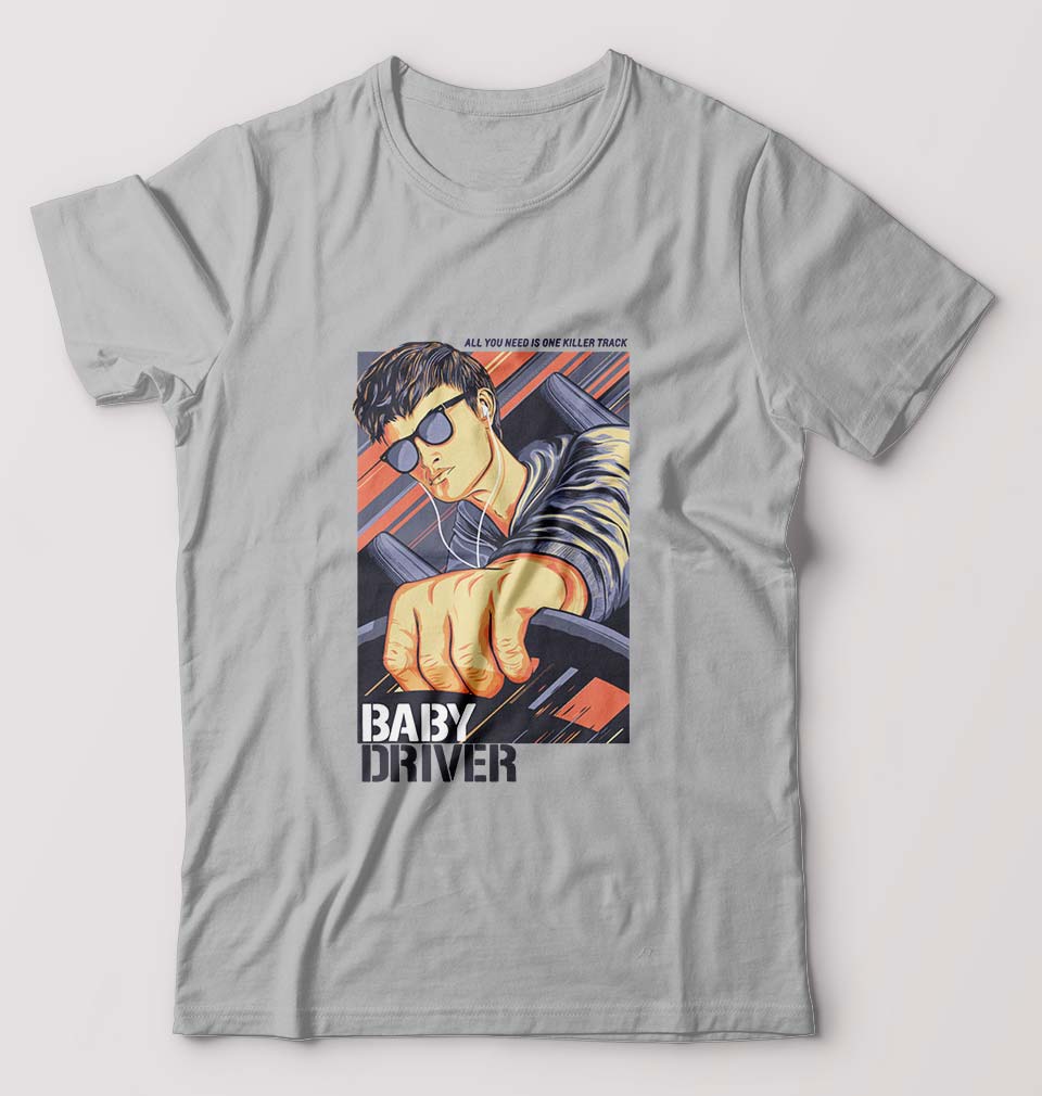 Baby Driver T-Shirt for Men-Grey Melange-Ektarfa.online