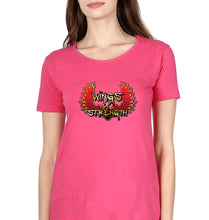 Load image into Gallery viewer, Wings of Strength T-Shirt for Women-XS(32 Inches)-Pink-Ektarfa.online
