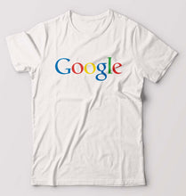 Load image into Gallery viewer, Google T-Shirt for Men-S(38 Inches)-White-Ektarfa.online
