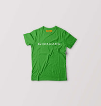 Load image into Gallery viewer, Giordano Kids T-Shirt for Boy/Girl-0-1 Year(20 Inches)-Flag Green-Ektarfa.online
