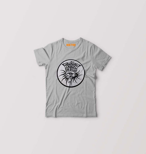 Bob Dylan Kids T-Shirt for Boy/Girl-Grey-Ektarfa.online