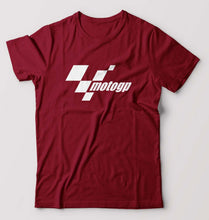 Load image into Gallery viewer, MotoGP T-Shirt for Men-S(38 Inches)-Maroon-Ektarfa.online
