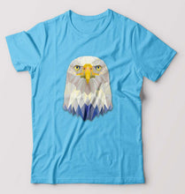 Load image into Gallery viewer, Eagle T-Shirt for Men-S(38 Inches)-Light Blue-Ektarfa.online
