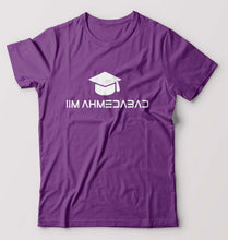 Load image into Gallery viewer, IIM A Ahmedabad T-Shirt for Men-S(38 Inches)-Purple-Ektarfa.online
