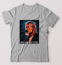 Load image into Gallery viewer, Kurt Cobain T-Shirt for Men-S(38 Inches)-Grey Melange-Ektarfa.online
