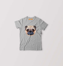 Load image into Gallery viewer, Pug Dog Kids T-Shirt for Boy/Girl-0-1 Year(20 Inches)-Grey-Ektarfa.online
