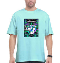 Load image into Gallery viewer, Trippy Stoner Psychedelic Oversized T-Shirt for Men-Mint-Ektarfa.online
