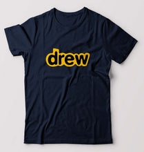 Load image into Gallery viewer, Drew T-Shirt for Men-S(38 Inches)-Navy Blue-Ektarfa.online
