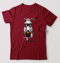 Load image into Gallery viewer, Bullet With Your Number - royal enfield T-Shirt for Men-S(38 Inches)-Maroon-Ektarfa.online
