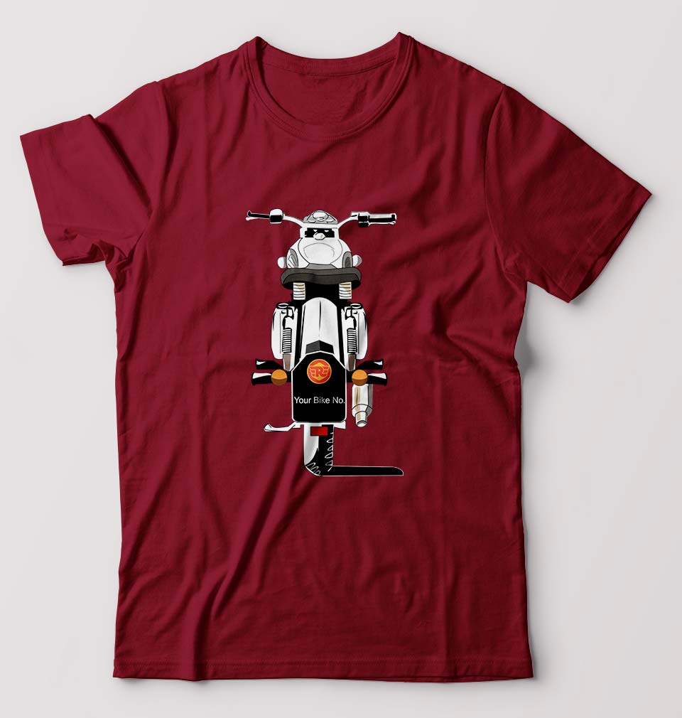 Bullet With Your Number royal enfield T Shirt for Men Men T Shirt Online India Ektarfa.online