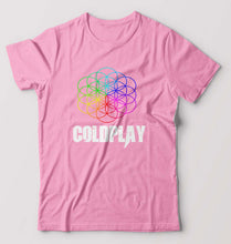 Load image into Gallery viewer, Coldplay T-Shirt for Men-S(38 Inches)-Light Baby Pink-Ektarfa.online
