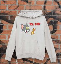 Load image into Gallery viewer, Tom and Jerry Unisex Hoodie for Men/Women-S(40 Inches)-Grey Melange-Ektarfa.online
