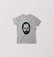 Load image into Gallery viewer, Steve Jobs Kids T-Shirt for Boy/Girl-Grey-Ektarfa.online
