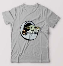 Load image into Gallery viewer, Yoda Star Wars T-Shirt for Men-S(38 Inches)-Grey Melange-Ektarfa.online
