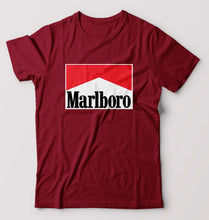 Load image into Gallery viewer, Marlboro T-Shirt for Men-S(38 Inches)-Maroon-Ektarfa.online
