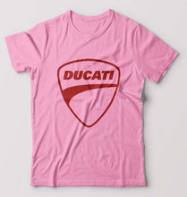 Load image into Gallery viewer, Ducati T-Shirt for Men-S(38 Inches)-Light baby pink-Ektarfa.online
