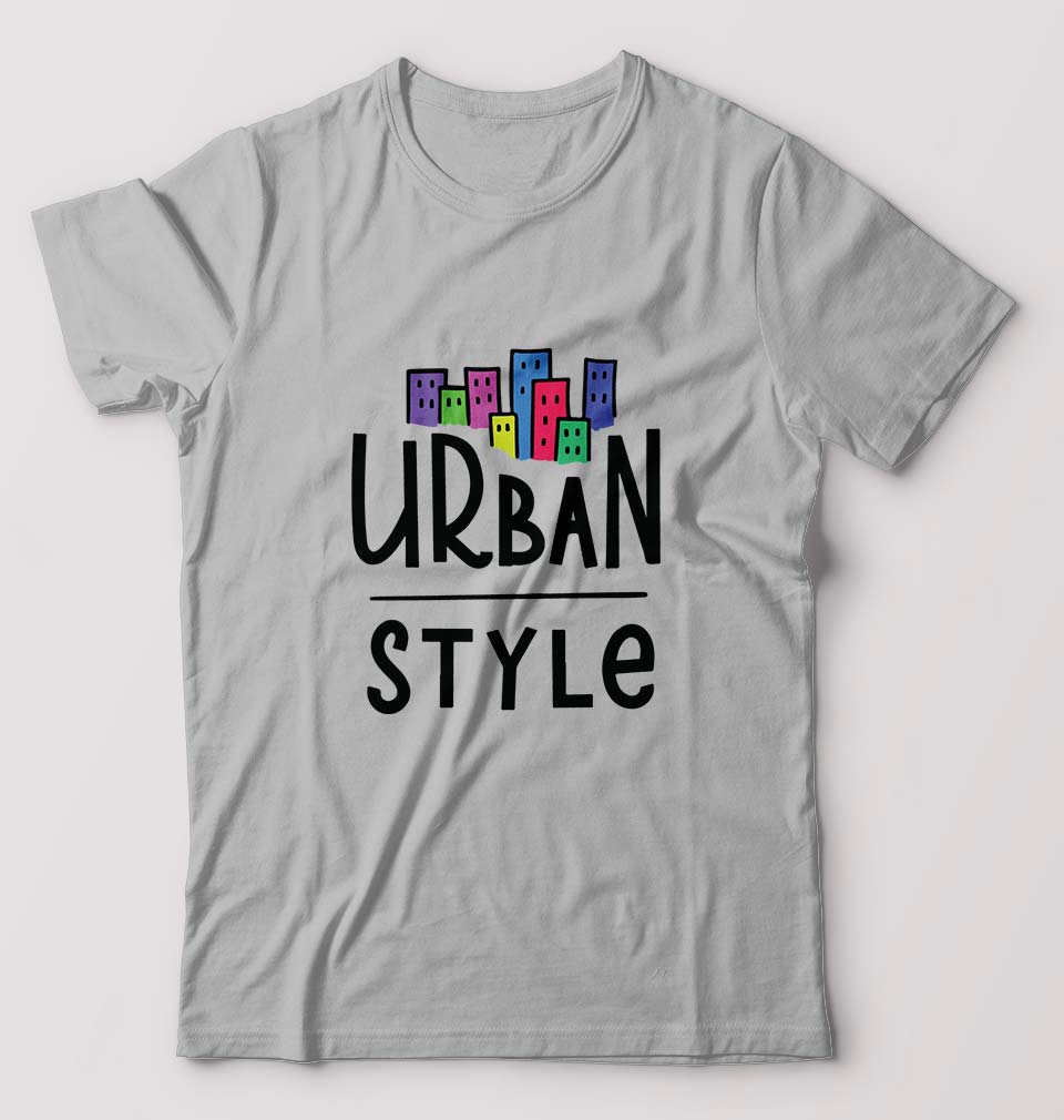 Urban Style T-Shirt for Men-Grey Melange-Ektarfa.online