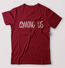 Load image into Gallery viewer, Among Us T-Shirt for Men-S(38 Inches)-Maroon-Ektarfa.online
