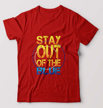 Load image into Gallery viewer, PUBG Stay Out Of The Blue T-Shirt for Men-Red-Ektarfa.online
