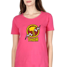 Load image into Gallery viewer, Thor Superhero T-Shirt for Women-Pink-Ektarfa.online

