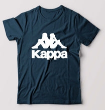 Load image into Gallery viewer, Kappa T-Shirt for Men-S(38 Inches)-Petrol Blue-Ektarfa.online
