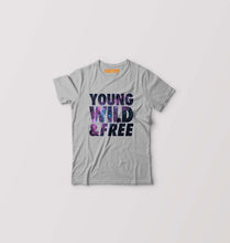 Load image into Gallery viewer, Young Wild Free Kids T-Shirt for Boy/Girl-Grey-Ektarfa.online
