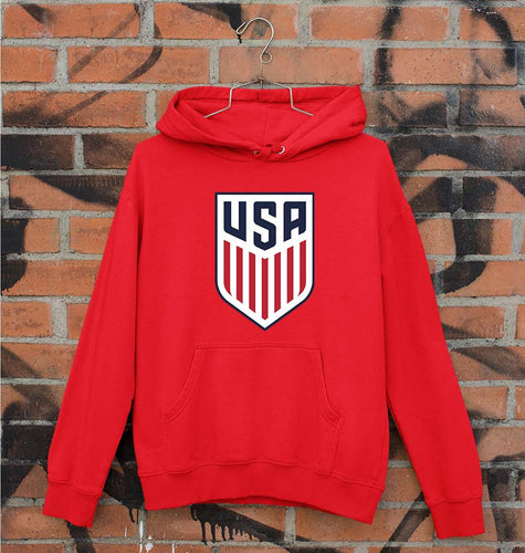 USA Football Unisex Hoodie for Men/Women-RED-Ektarfa.online