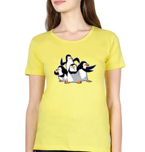 Load image into Gallery viewer, Penguins of Madagascar T-Shirt for Women-Yellow-Ektarfa.online
