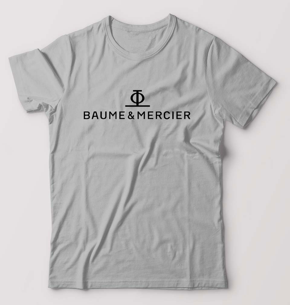 Baume & Mercier T-Shirt for Men-S(38 Inches)-Grey Melange-Ektarfa.online