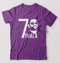 Load image into Gallery viewer, MS Dhoni 07 Thala T-Shirt for Men-Purple-Ektarfa.online

