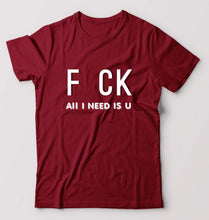 Load image into Gallery viewer, Naughty Offensive T-Shirt for Men-Maroon-Ektarfa.online
