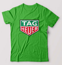 Load image into Gallery viewer, TAG Heuer T-Shirt for Men-S(38 Inches)-flag green-Ektarfa.online
