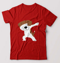 Load image into Gallery viewer, Dab Dog T-Shirt for Men-Red-Ektarfa.online
